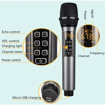 Na Zalogi UHF Brezžični Bluetooth Mikrofon priključek Mikro Ročni Doma Mikrofoni Konferenca microfone Zvoka v Računalniku, UPORABITE Mešalnik
