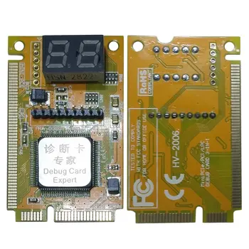3 v 1 reža za kartico Mini PCI-E LPC PC Analyzer Tester POST Kartico Test Za Notebook Laptop Šestnajstiških Znakov v Prikaznem Visoko Stabilnost