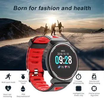 IP68 Vodotesen Polni, Zaslon na Dotik, Pametno Gledati Bluetooth Smartwatch Šport Srčnega utripa za Moške, Ženske Samsung iPhone Huawei
