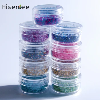 Visoka kakovost 9 modeli vsako polje različnih mešanih barv moda kaviar kristalno steklo nosorogovo DIY nail art nakit dekoracijo