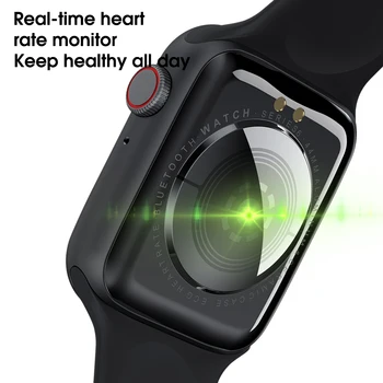 Moške Smartwatch IWO W26 44 Watch 6 Bluetooth Smart Ure Termometer EKG Srčni utrip Temperatura IP68 Vodotesen PK IWO 8 13