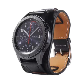 Zamenjava Pravega Usnja Watch Band Zapestnica za Samsung Prestavi S3 Obmejni Nova