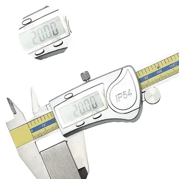 Digitalni Vernier kljunasto merilo 150mm iz Nerjavečega Jekla Nepremočljiva Elektronski kljunasto merilo Industrijskega Razreda Mikrometer Globina Merjenja Orodje