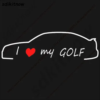 28x8cm ljubim moj avto Nalepke Golf Igri Ustvarjalne Nalepke Styling Vrata, Okna Okraski
