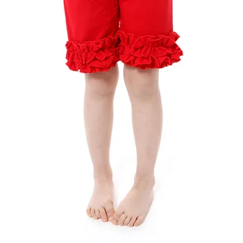 Kaiya Angel Otroci Oblačila na Debelo Patriotske Dan, Otroci Oblačila Stranka Balon Rdeče Hlače Ruffles 4. julija Obleke Set 2-7T