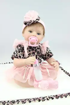 Debelo realistično simulacijo prerojeni baby doll mehki silikonski vinil resnično nežen dotik novorojenčka bonecas bebe darilo, ki so prerojeni