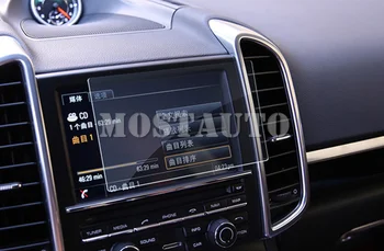 Za Porsche Cayenne, Kaljeno Steklo, GPS Navigacija Screen Protector za obdobje 2011-1pcs Avto Dodatki Notranjost Avtomobila Dekor Avto Trim