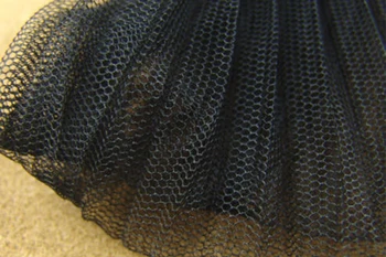 Uvoz trdnih mikro težko naguban nabrano krilo Tutu pregleden organ gaza tkanine na debelo oblačila, tkanine, barva 3