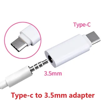 Tip-C do 3,5 mm Slušalke kabel Adapter usb 3.1 Vrste C, USB-C moški 3,5 AUX ženski audio Priključek za Xiaomi 6 Mi6 Letv 2 pro 2 max2