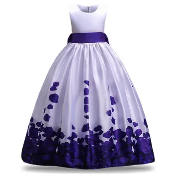 2020 Baby Dekle, Poletne Obleke, Poročni Princesa Obleko Otroci Obleke Za Dekleta Cvetlični Stranka Obleko Elegantna Oblačila 7 14 10 12 Let