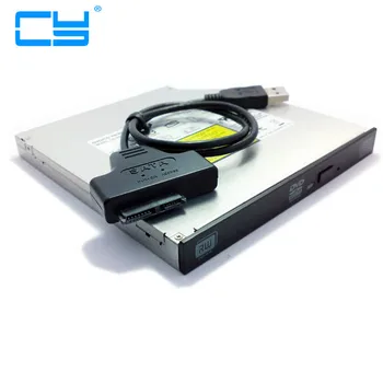 USB 2.0 Slimline SATA 7+6 13pin Prenosni računalnik Prenosni CD-ROM Kabel 50 cm