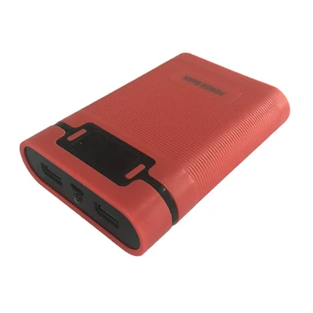 DIY 4 x 18650 Baterijo Primeru Portable Power Shell Banke Polje, 2 USB Izhod in Prikazno Brez Baterije