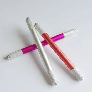 Nov prihod duable glavo uporabite Ročno črtalo za obrvi vezenje tatoo peresa 3D microblading pero brezplačna dostava