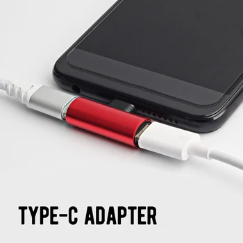 Tip C Mobilni Telefon Adapterji za 3,5 mm Glasbo, Avdio Adapterji za Ločevanje Pretvornik USB-C napajalni Kabel Za Xiaomi Mi8 HUAWEI P30 P20