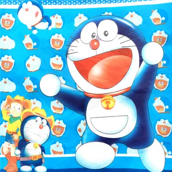 1pc Doraemon netkane Tkanine Mochila Vrvico Nahrbtnik Vrečke za Otroke Rojstni dan Dekoracijo Baby Tuš šolska torba