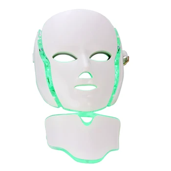 7 Barvni LED Masko za Obraz，Foton Svetlobe Kože Terapija Proti Staranju, Gube Obraza za Nego Kože, Masko （NAS Plug）