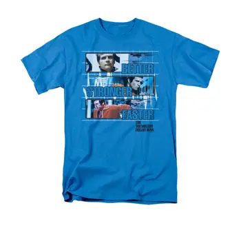 Šest Milijonov Dolarjev Človek Boljši Močnejši Hitrejši TV Show T-Shirt Velikosti NOV Svež Priložnostne ponos majica s kratkimi rokavi moški Unisex Novo Modno