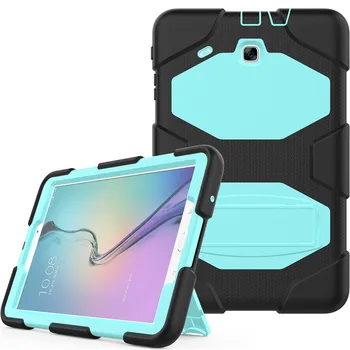 Za Samsung Galaxy Tab E 9.6 primeru ,Krepak Težko PC Shockproof z Oporo Težka Otroci Zaščitni Pokrov za SM-T560 T561