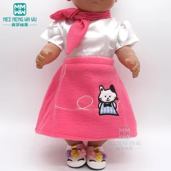 Oblačila za punčko fit 43 cm otroška igrača novo rojen lutka in 45 cm Ameriški lutka športno obleko obleko Roza, rose, zelena
