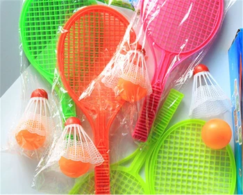 1 Par Starš-otrok Novost Tenis Badminton Set Šport Lopar Izobraževalne Igrače, Otroška Šport Otrok Baby Športih na Prostem Naključno Barvo