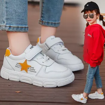 Otroški Športni Čevlji Spomladi Leta 2020 Novi Fant je Majhna Bela Čevlji korejska različica dekleta'board čevlji dihanje velika punca