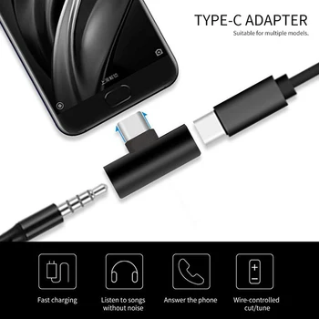 2 V 1, USB 3.1 Tip-C do 3,5 mm Audio Jack Kabel, Slušalke Adapter za Samsung PUO88