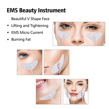 Električni Obraza Massager EMS Hujšanje Obraz Stimulatior Stimulacija Mišic Pralni Masaža Obraza Vibrator Brezžični Massageador