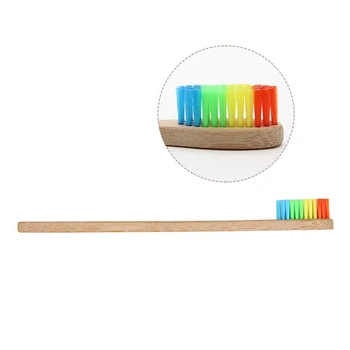 10 Kos / Set Odraslih nano zobne ščetke Varstvo Okolja Bambus, Oglje zobna ščetka Set za Osebno Nego za Potovanja Bambusa Toothbrus