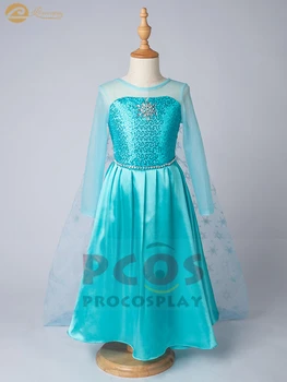 Procosplay Froz Arendelle Ice Princess cosplay Snow Queen Elsa na zalogi velikost 6XS 3XS Cosplay Kostum za otroka mp004792
