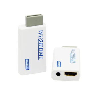 Za Wii, da HDMI Adapter Pretvornik Full HD 1080P za Wii, da HDMI Wii2HDMI Pretvornik 3.5 mm Audio AUX za PC HDTV Monitor Zaslon