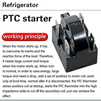 1pc 4 pin 15 ohm hladilnik PTC starter hladilnik zamrzovalnik kompresor starter vstavite hladilnik starter velike vstavite