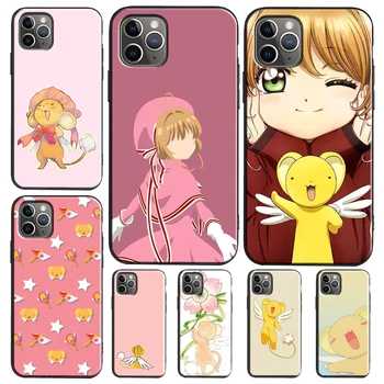 Kero chan Cardcaptor Sakura TPU Ohišje Za iPhone XR X XS Max SE 2020 6S 7 8 Plus 12 Pro mini 11 Pro Max Pokrov
