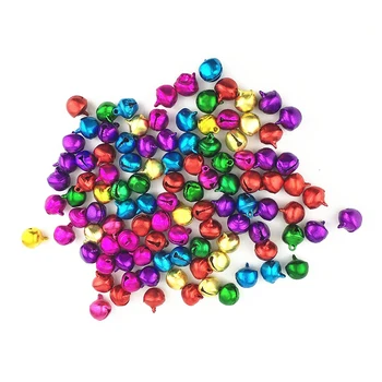50PCS tekel barve Obrti Kompleti In materiala Božič Jingle Bells /Mali Zvon/ Mini Bell/Tinkle Bell -10 mm