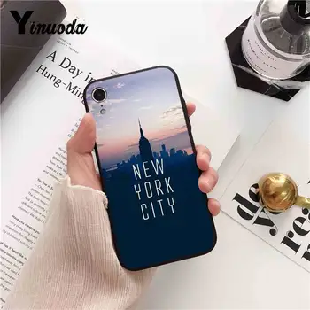 Yinuoda New York City Coque Lupini Primeru Telefon za iPhone 8 7 6 6S 6Plus X XS MAX 5 5S SE XR 11 11pro 11promax Pokrov
