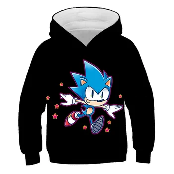 2020 Jeseni Fant, Fant, Dekle Oblačila Sonic Hoodie Risani Film Sonic Hedgehog Oblačila Božično noč Čarovnic Rojstni dan Darila 4-14Y