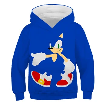 2020 Jeseni Fant, Fant, Dekle Oblačila Sonic Hoodie Risani Film Sonic Hedgehog Oblačila Božično noč Čarovnic Rojstni dan Darila 4-14Y