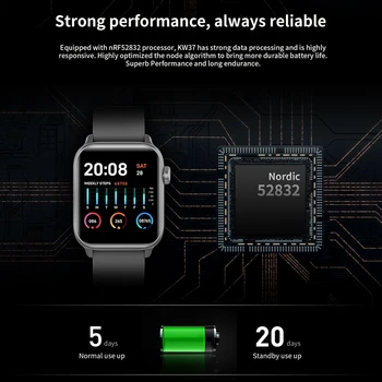 Nove Telesne Temperature Zaslon Smart Watch Moških Srčnega utripa IP68 Vodotesen Fitnes Tracker Smartwatch Ženske za Android IOS