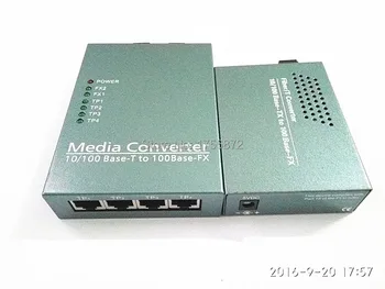 10/100Mbps svjetlovodni Media Converter 2 CH*SC 4 CH*priključek RJ45 Netlink Pretvornik 1 CH*SC 1 CH*priključek RJ45 svjetlovodni Sprejemnik, 1 Par