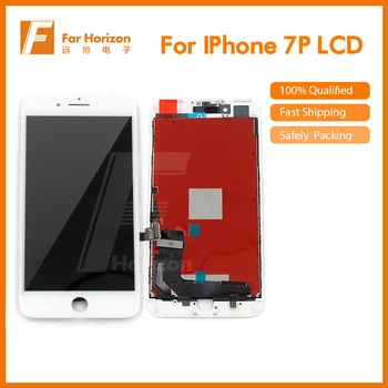 Debelo 50PCS/VELIKO Testirani LCD za iPhone 7 Plus Kapacitivni Zaslon na Dotik Za iPhone 7 PLUS& Brezplačna Dostava