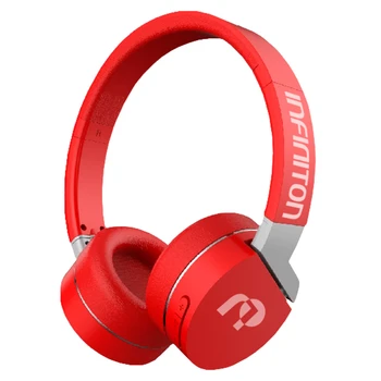 INFINITON HS-B520 brezžične slušalke-rdeča, Bluetooth, 4.2, vgrajen mikrofon