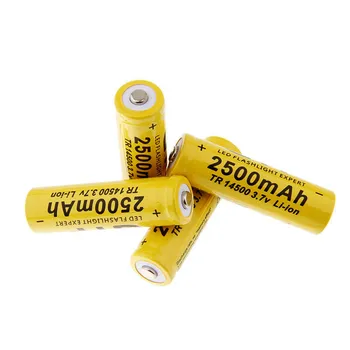 2 Kos/Veliko 14500 baterijo 3,7 V 2500mAh polnilna liion baterija za Led svetilka batery litio baterije P30