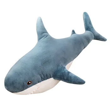 30 cm Shark Plišastih Igrač Priljubljena Spalno Blazino Sopotnik Igrača Darilo Shark Srčkan Polnjene Živali, Rib Blazino Igrače za Otroke