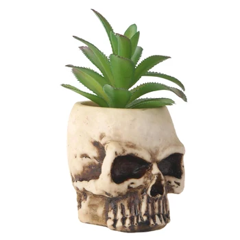 Ustvarjalne Skull Glave Sočna Rastlin Pot Planter DIY Vrt Doma Stranka Mizo