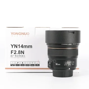 YONGNUO YN14mm F2.8 Ultra širokim Kotom Prime Leče Auto Focus AF MF Kovinski Nastavek Objektiv za Nikon D750 D810 D7200 D850 D610 D760 DSLR