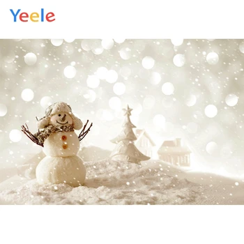 Yeele Božično Zabavo, Portret Bokeh Sneg Medved Dekor Fotografija Ozadje Osebno Fotografske Okolij Za Foto Studio