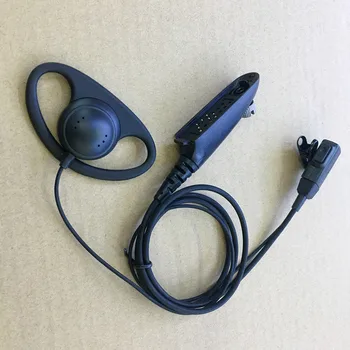 D oblika erahook slušalke objemka kola storitve PRITISNI in govori za motorola GP328 GP338 GP340 GP390 PTX760 HT750 GP580 itd walkie talkie