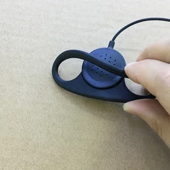 D oblika erahook slušalke objemka kola storitve PRITISNI in govori za motorola GP328 GP338 GP340 GP390 PTX760 HT750 GP580 itd walkie talkie