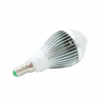 10pcs E14 5W 7W 9W PIR Senzor Gibanja Svetlobe LED Sijalka AC85-265V Varčevanja z Energijo Gibanja Senzor Svetlobe