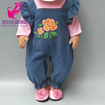 Novo Obleko Nositi Za 43 cm baby Doll, ki so Prerojeni Dojenčke Oblačila otrok dekle darilo