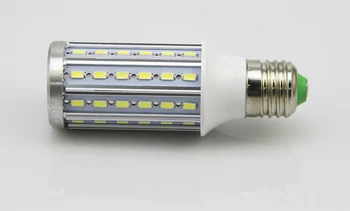 10pcs/veliko E27 5730 SMD LED Koruza, Bučke Aluminija PCB Hlajenje, Led lučka v Zaprtih prostorih Brez Utripanja AC85V-265V 15W LED Reflektor Žarnice